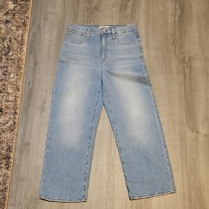 Madewell Slim Wide Leg Crop 28